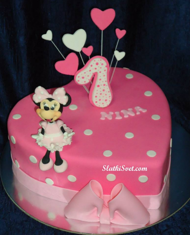 Torta mini maus, torta minnie mouse