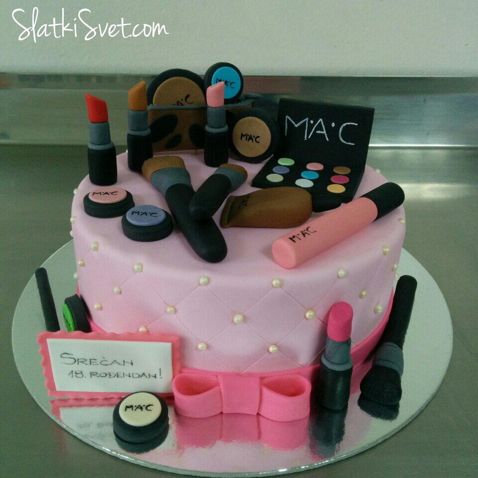 Torta sminka, make up cake