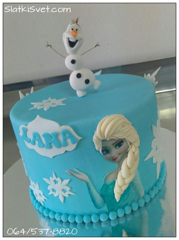 Torta ledeno kraljevstvo frozen